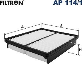 Filtron AP 114/1 - Воздушный фильтр, двигатель autosila-amz.com