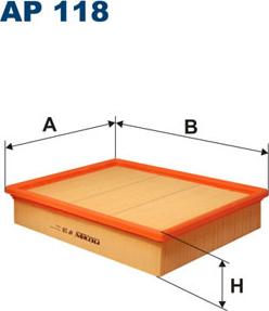 Filtron AP118 - Воздушный фильтр, двигатель autosila-amz.com