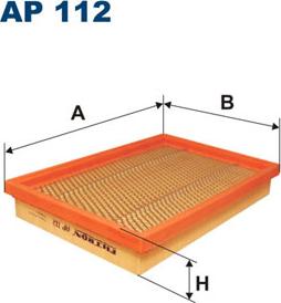 Filtron AP112 - Воздушный фильтр, двигатель autosila-amz.com