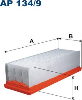 Filtron AP134/9 - Воздушный фильтр, двигатель autosila-amz.com