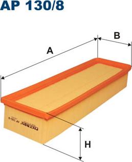 Filtron AP130/8 - Воздушный фильтр, двигатель autosila-amz.com