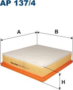Filtron AP137/4 - Воздушный фильтр, двигатель autosila-amz.com