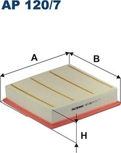 Filtron AP 120/7 - Воздушный фильтр, двигатель autosila-amz.com