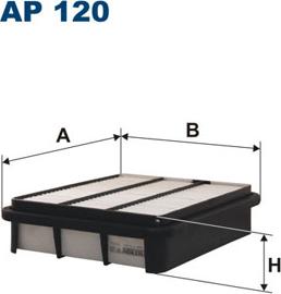 Filtron AP120 - Воздушный фильтр, двигатель autosila-amz.com