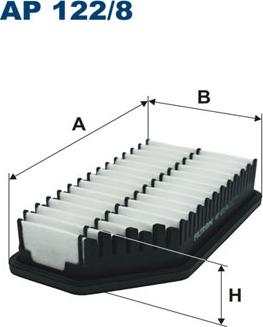 Filtron AP122/8 - Воздушный фильтр, двигатель autosila-amz.com