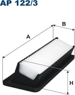 Filtron AP122/3 - Воздушный фильтр, двигатель autosila-amz.com