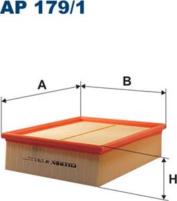 Filtron AP179/1 - Воздушный фильтр, двигатель autosila-amz.com