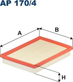 Filtron AP 170/4 - Воздушный фильтр, двигатель autosila-amz.com