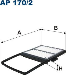 Filtron AP170/2 - Воздушный фильтр, двигатель autosila-amz.com