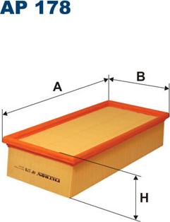 Filtron AP178 - Воздушный фильтр, двигатель autosila-amz.com