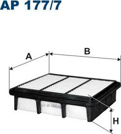 Filtron AP177/7 - Воздушный фильтр, двигатель autosila-amz.com