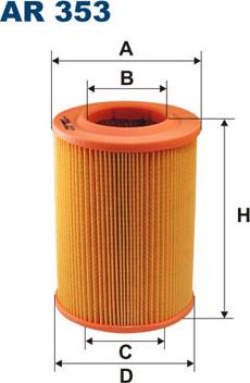 Filtron AR353 - Воздушный фильтр, двигатель autosila-amz.com