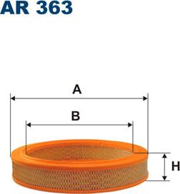 Filtron AR363 - Воздушный фильтр, двигатель autosila-amz.com