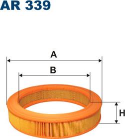 Filtron AR339 - Воздушный фильтр, двигатель autosila-amz.com