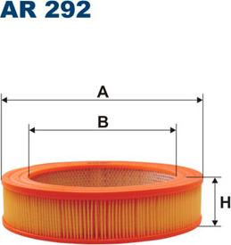 Filtron AR292 - Воздушный фильтр, двигатель autosila-amz.com