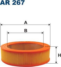 Filtron AR267 - Воздушный фильтр, двигатель autosila-amz.com