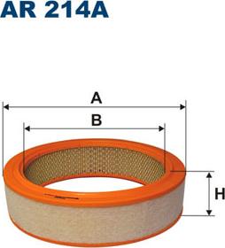 Filtron AR214A - Воздушный фильтр, двигатель autosila-amz.com