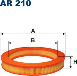 Filtron AR210 - Фильтр возд. autosila-amz.com