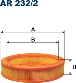 Filtron AR232/2 - Воздушный фильтр, двигатель autosila-amz.com