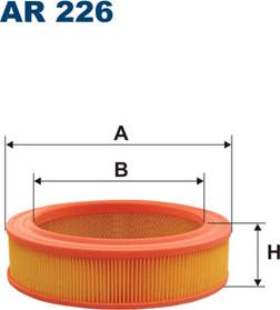 Filtron AR226 - Воздушный фильтр, двигатель autosila-amz.com