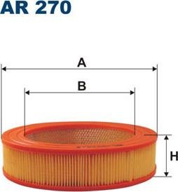 Filtron AR270 - Воздушный фильтр, двигатель autosila-amz.com