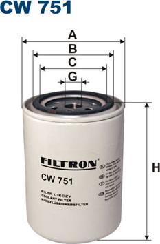 Filtron CW751 - Фильтр охлаждающей жидкости autosila-amz.com