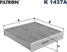 Filtron K 1437A - Фильтр воздуха в салоне autosila-amz.com