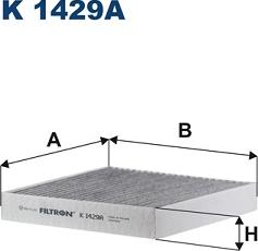 Filtron K 1429A - Фильтр воздуха в салоне autosila-amz.com