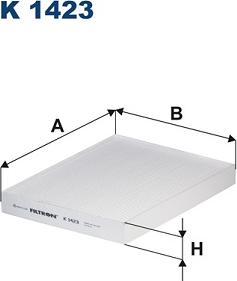 Filtron K 1423 - Фильтр воздуха в салоне autosila-amz.com