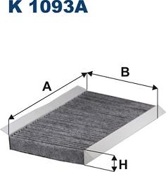 Filtron K1093A - Фильтр воздуха в салоне autosila-amz.com