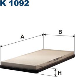 Filtron K1092 - Фильтр воздуха в салоне autosila-amz.com