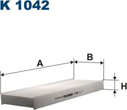 Filtron K1042 - Фильтр воздуха в салоне autosila-amz.com