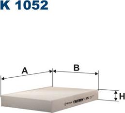 Filtron K1052 - Фильтр воздуха в салоне autosila-amz.com