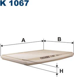 Filtron K1067 - Фильтр воздуха в салоне autosila-amz.com