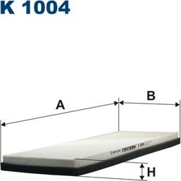 Filtron K1004 - Фильтр воздуха в салоне autosila-amz.com