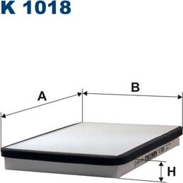 Filtron K1018 - Фильтр воздуха в салоне autosila-amz.com