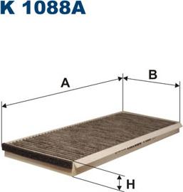 Filtron K1088A - Фильтр воздуха в салоне autosila-amz.com