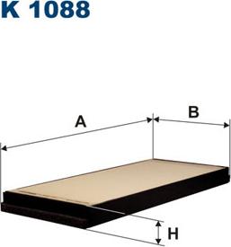 Filtron K1088 - Фильтр воздуха в салоне autosila-amz.com