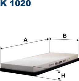 Filtron K1020 - Фильтр воздуха в салоне autosila-amz.com