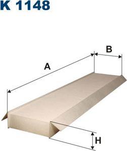 Filtron K1148 - Фильтр воздуха в салоне autosila-amz.com