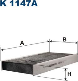 Filtron K1147A - Фильтр воздуха в салоне autosila-amz.com