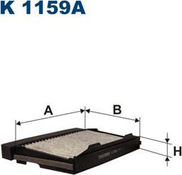 Filtron K1159A - Фильтр воздуха в салоне autosila-amz.com