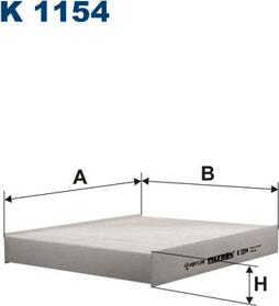 Filtron K1154 - Фильтр воздуха в салоне autosila-amz.com