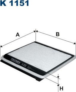 Filtron K1151 - Фильтр воздуха в салоне autosila-amz.com