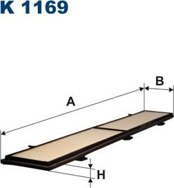 Filtron K1169 - Фильтр воздуха в салоне autosila-amz.com