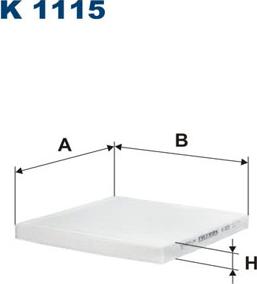 Filtron K1115 - Фильтр воздуха в салоне autosila-amz.com