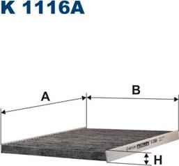 Filtron K1116A - Фильтр воздуха в салоне autosila-amz.com