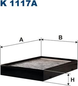 Filtron K1117A - Фильтр воздуха в салоне autosila-amz.com