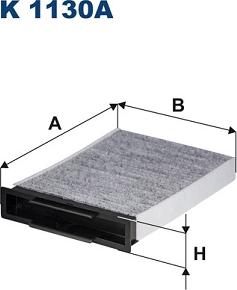 Filtron K1130A - Фильтр воздуха в салоне autosila-amz.com