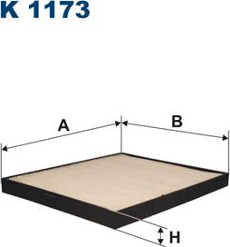 Filtron K1173 - Фильтр воздуха в салоне autosila-amz.com